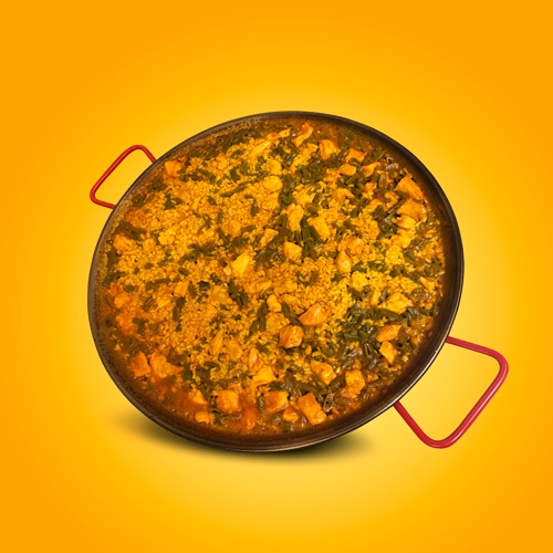 Paella de Pollo de Corral